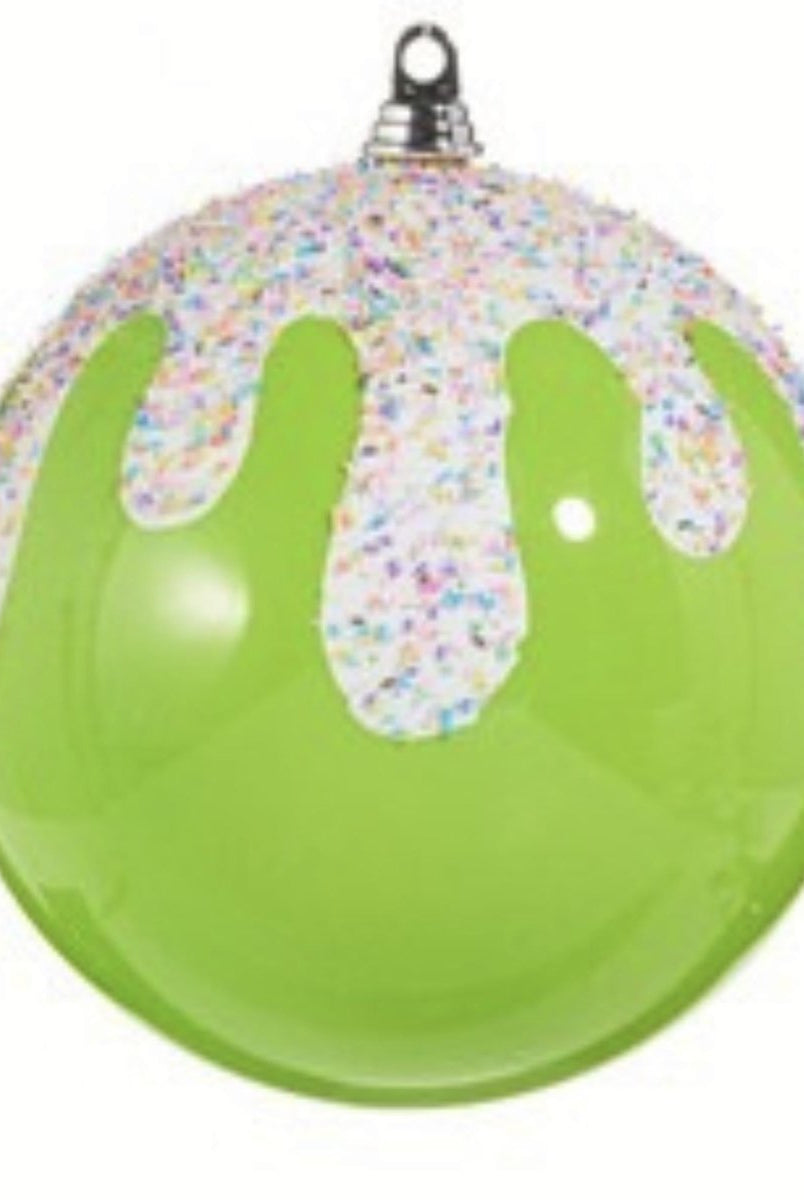 Shop For 10" Frosted with Sprinkles Ball Ornament