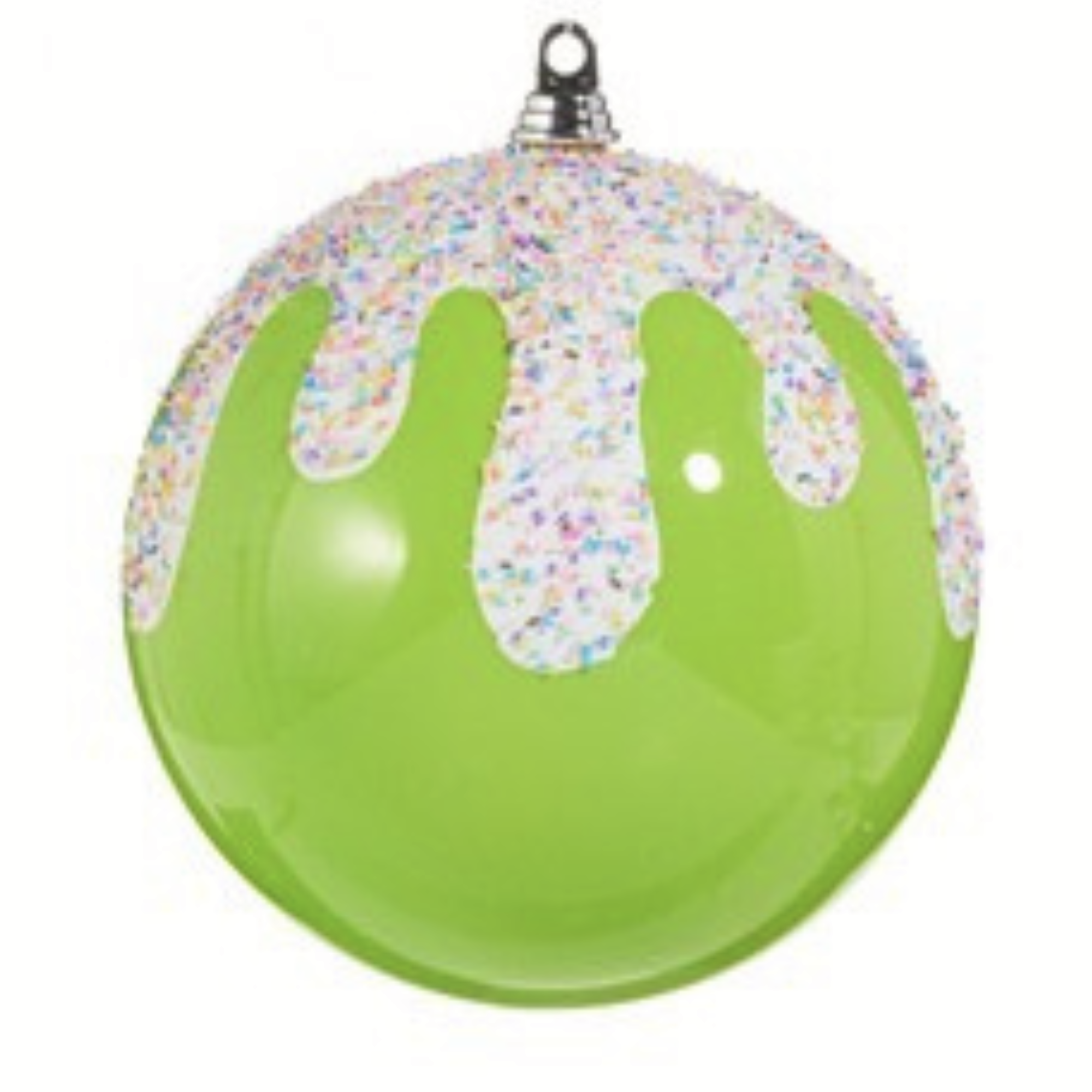 Shop For 10" Frosted with Sprinkles Ball Ornament