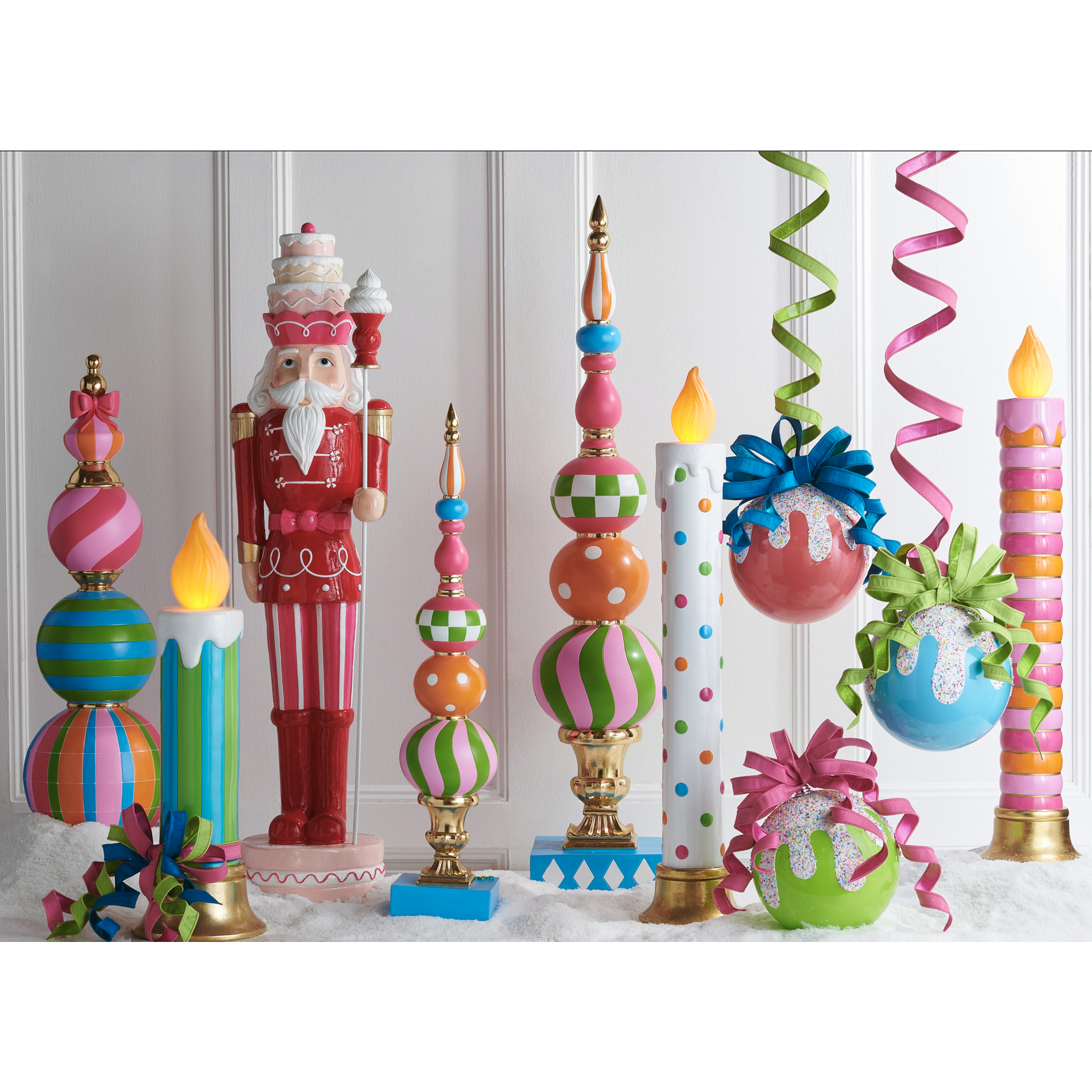 Shop For 10" Frosted with Sprinkles Ball Ornament