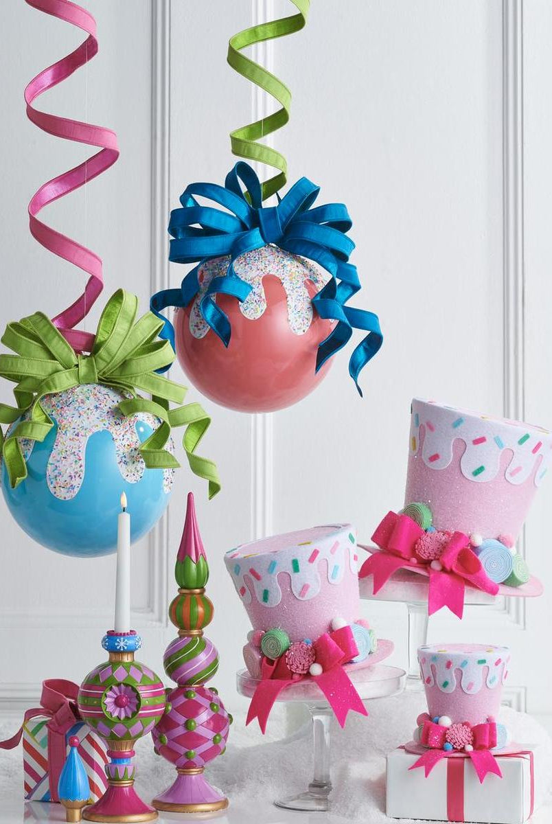 Shop For 10" Frosted with Sprinkles Ball Ornament