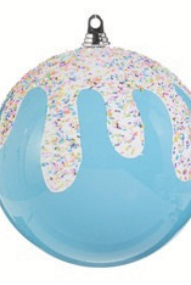 Shop For 10" Frosted with Sprinkles Ball Ornament