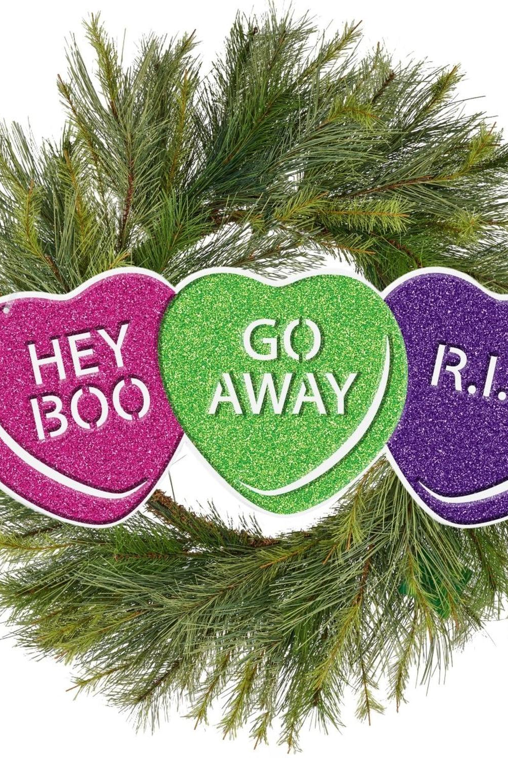 10" Halloween Conversation Heart Sign