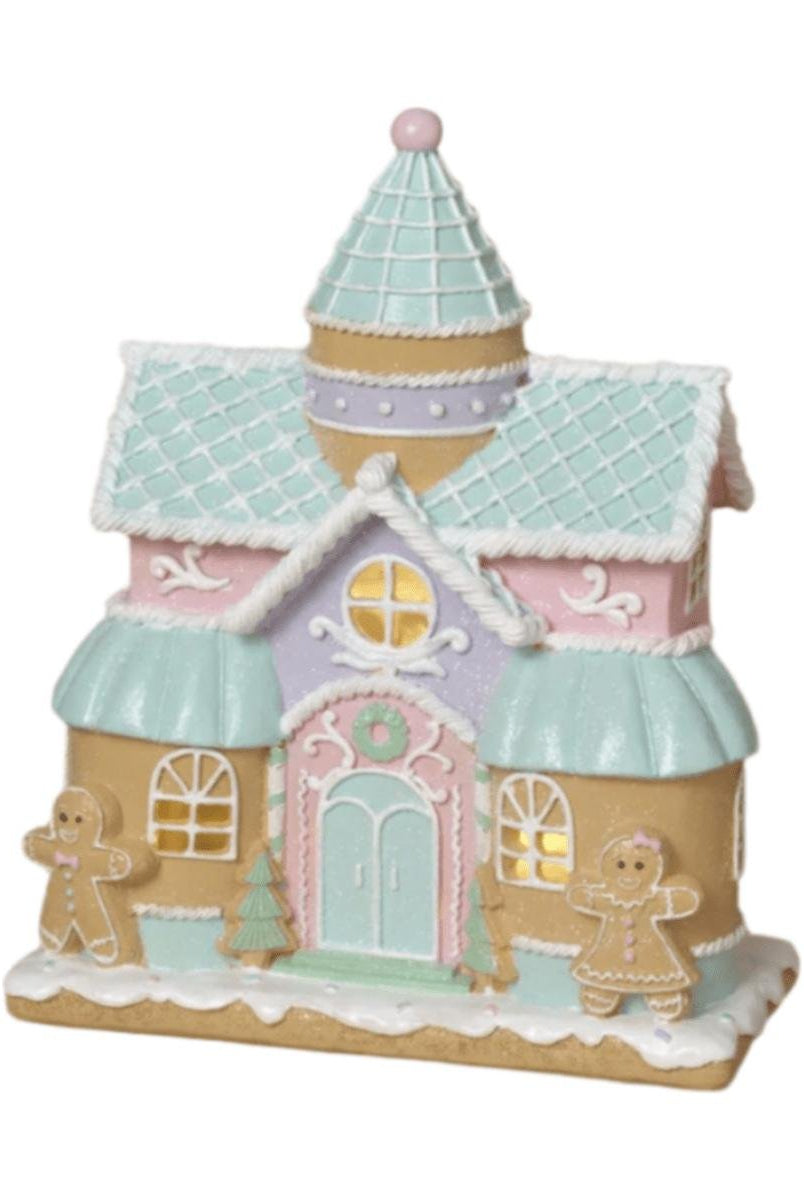 Shop For 10" Lighted Resin Holiday Pastel Ice Cream House