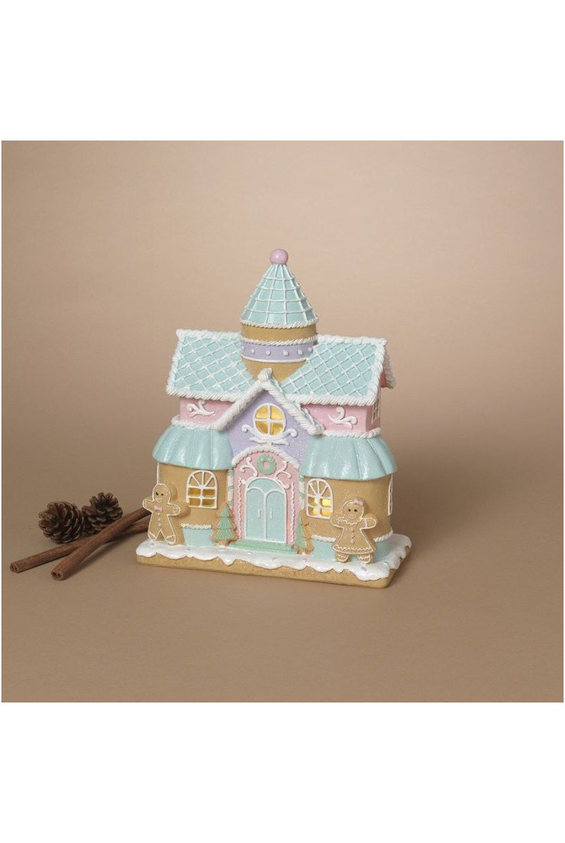 Shop For 10" Lighted Resin Holiday Pastel Ice Cream House
