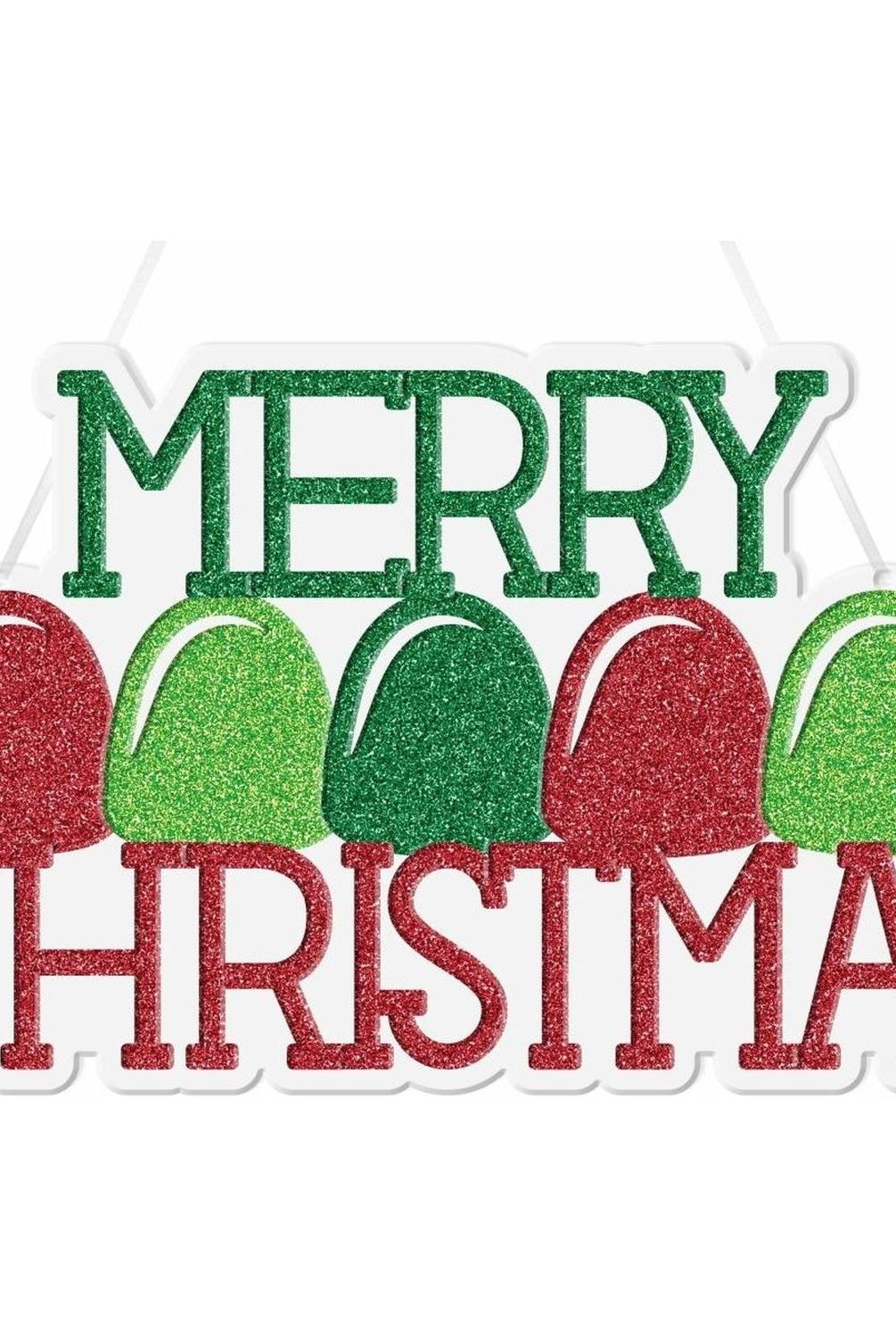 10" Merry Christmas Gumdrop Sign