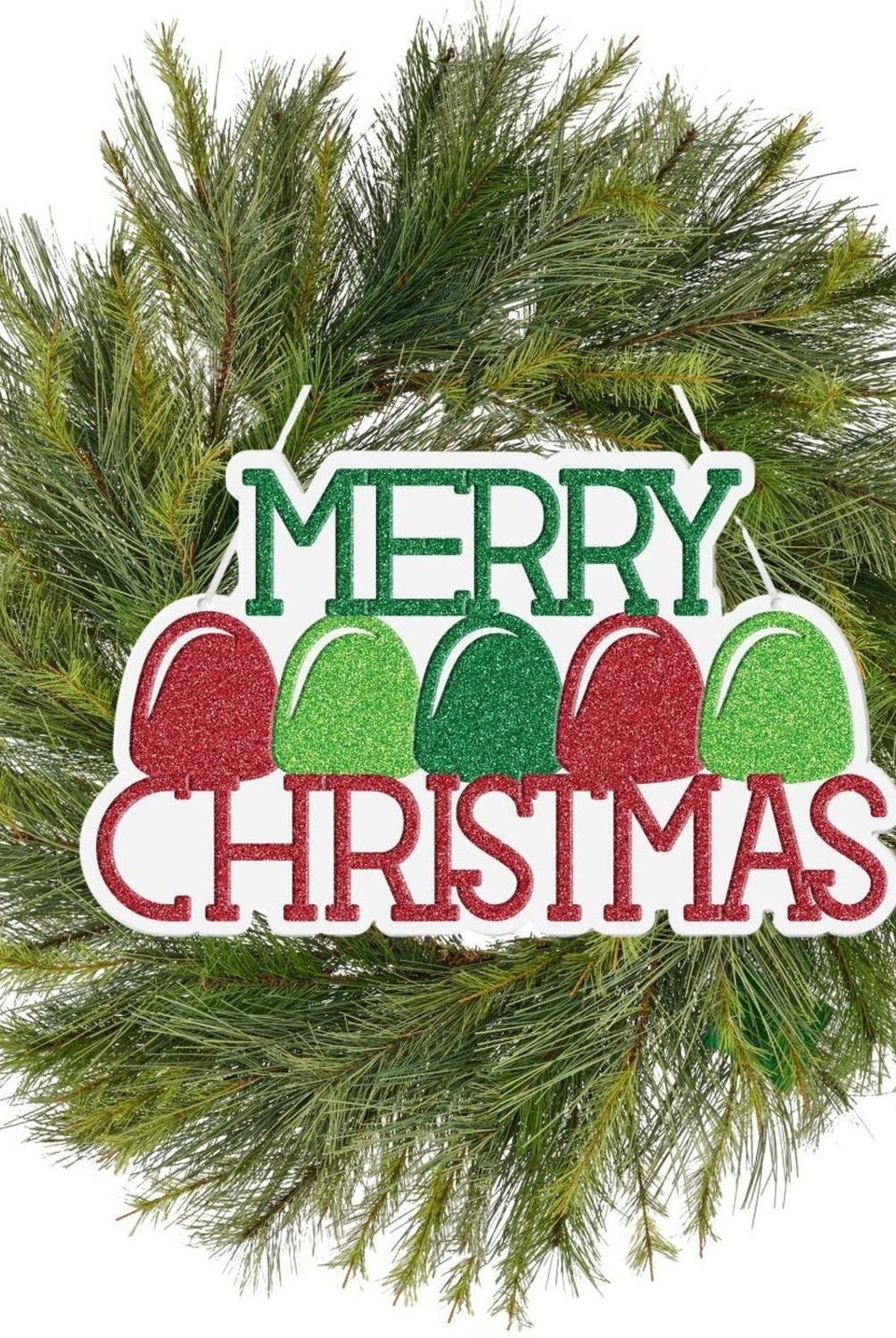 10" Merry Christmas Gumdrop Sign