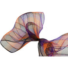 Shop For 10" Metallic Orange/Black/Purple Plaid Mesh Ribbon at Michelle's aDOORable Creations