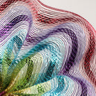 Shop For 10" Metallic Stripe Mesh Ribbon: Rainbow (10 Yards) at Michelle's aDOORable Creations
