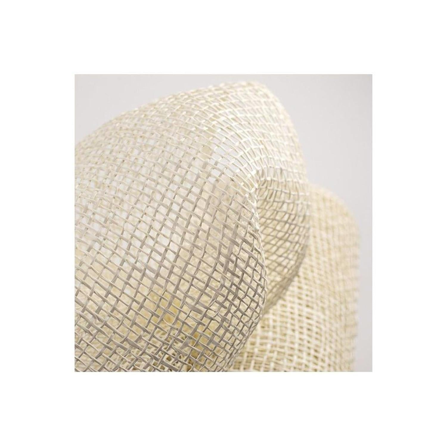 10" Poly Burlap Mesh ribbon: Cream