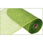 Shop For 10" Poly Burlap Mesh Ribbon: Lime Green at Michelle's aDOORable Creations