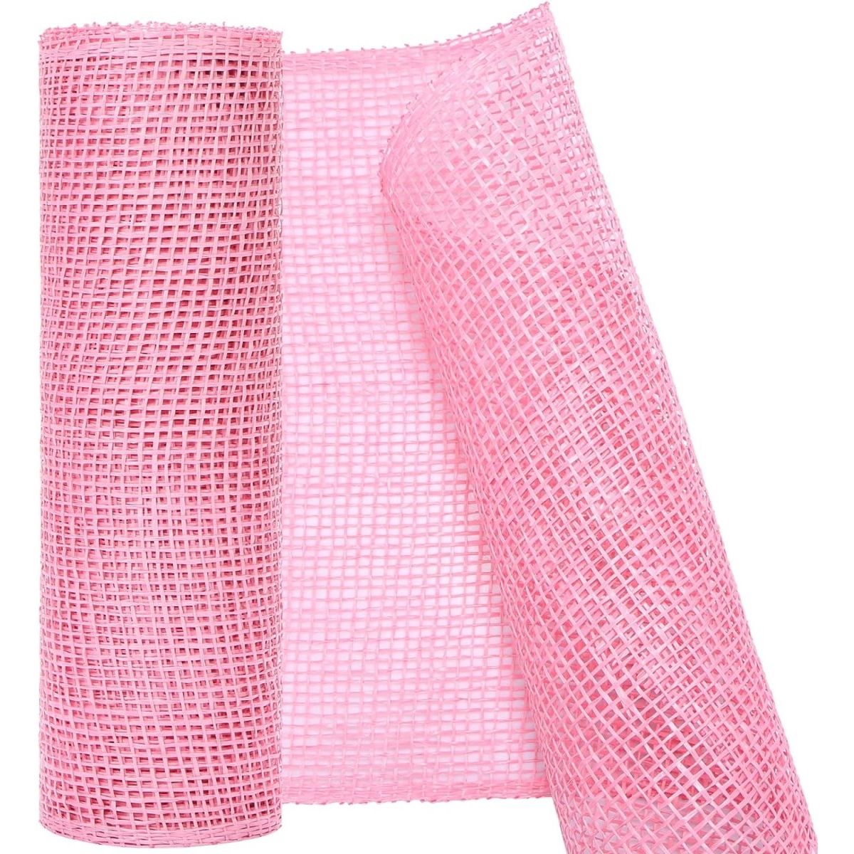 Shop For 10" Poly Burlap Mesh Ribbon: Pink at Michelle's aDOORable Creations