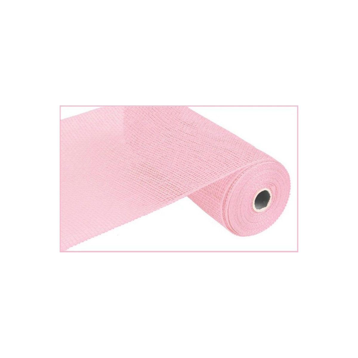 Shop For 10" Poly Burlap Mesh Ribbon: Light Pink at Michelle's aDOORable Creations