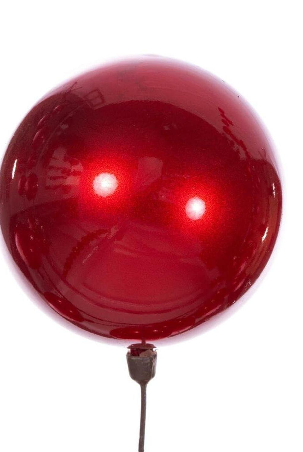 10' Red Ball Ornament Garland