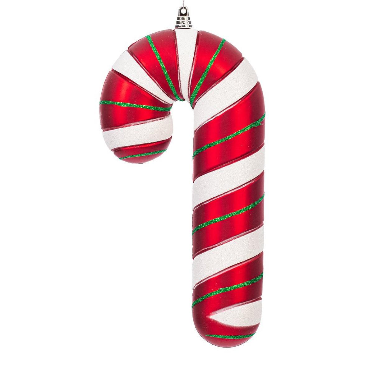 Shop For 10" Red White Green Candy Cane Ornament
