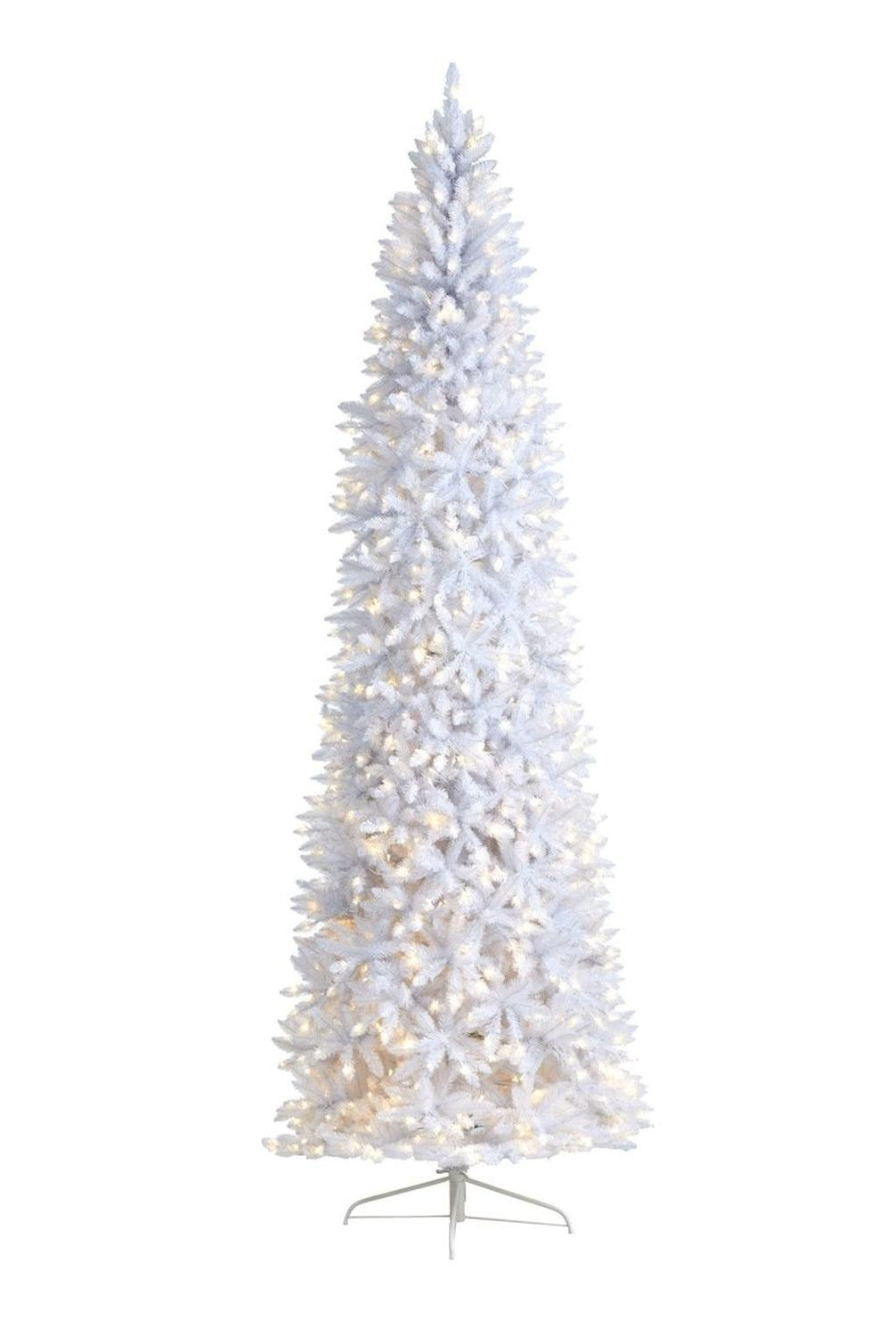 Shop For 10’ Slim White Artificial Christmas Tree