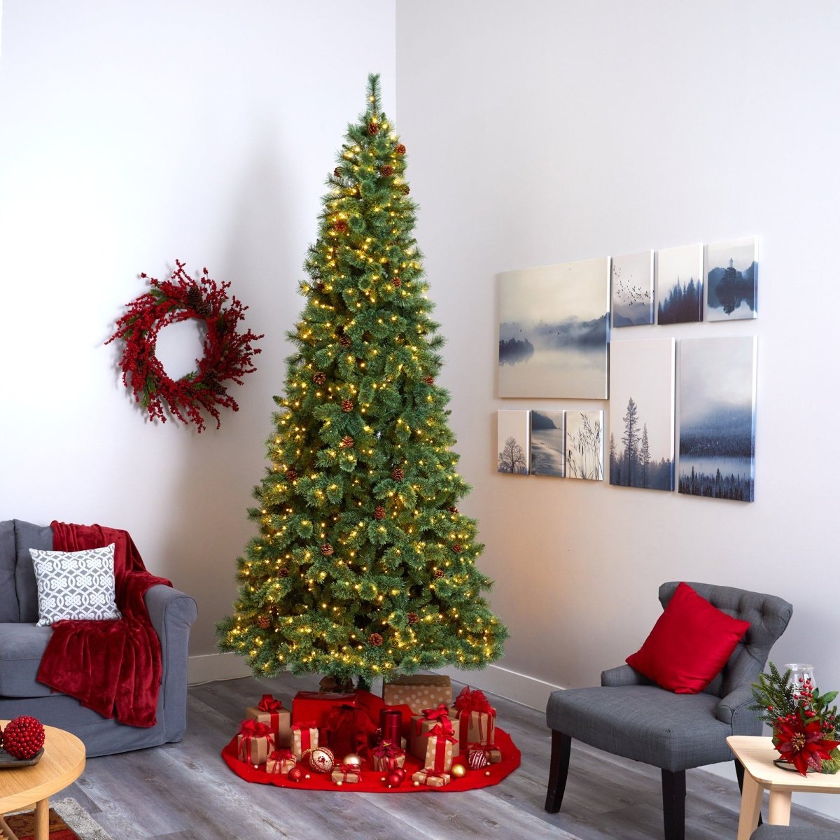Shop For 10’ White Mountain Pine Artificial Christmas Tree
