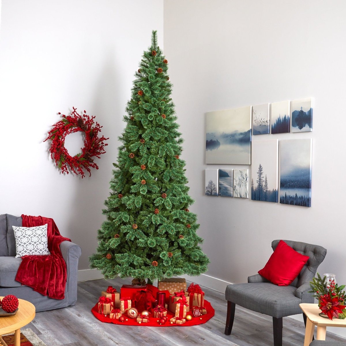 Shop For 10’ White Mountain Pine Artificial Christmas Tree