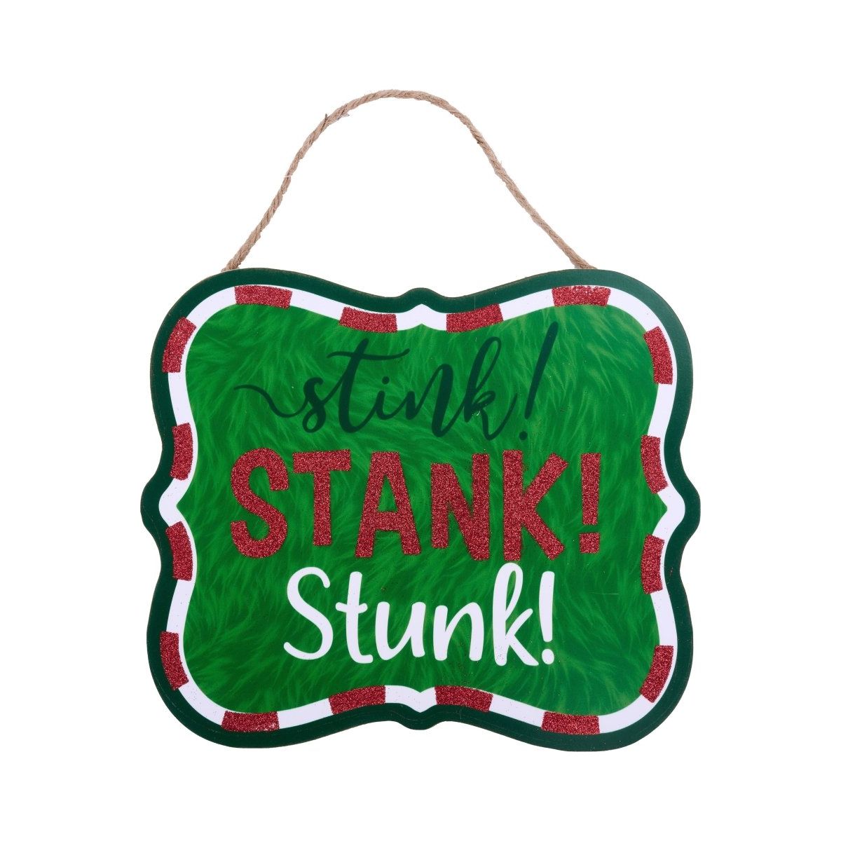 Shop For 10" Wooden Sign: Emerald Stink Stank Stunk