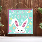 Shop For 10" Wooden Sign: Glitter Happy Easter