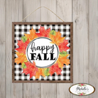 Shop For 10" Wooden Sign: Happy Fall Leaf