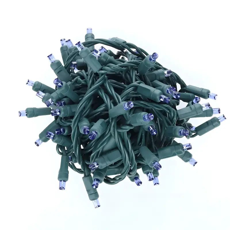 Shop For 100 5mm Blue LED Christmas Lights, 4" Spacing