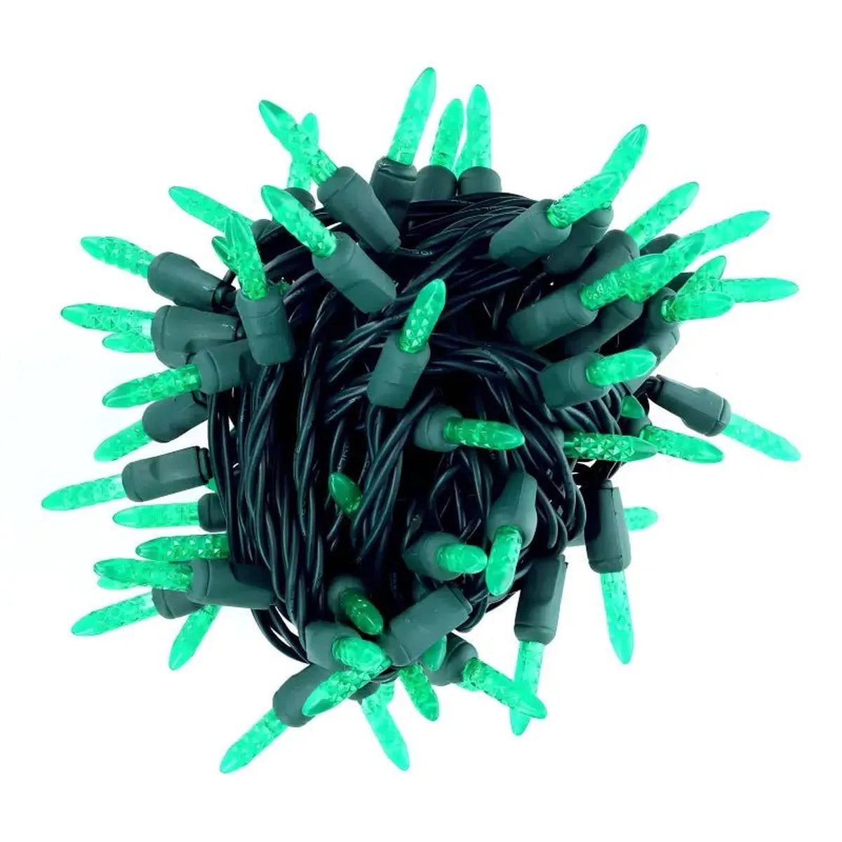 Shop For 100 M5 Green LED Christmas Lights, 4" Spacing