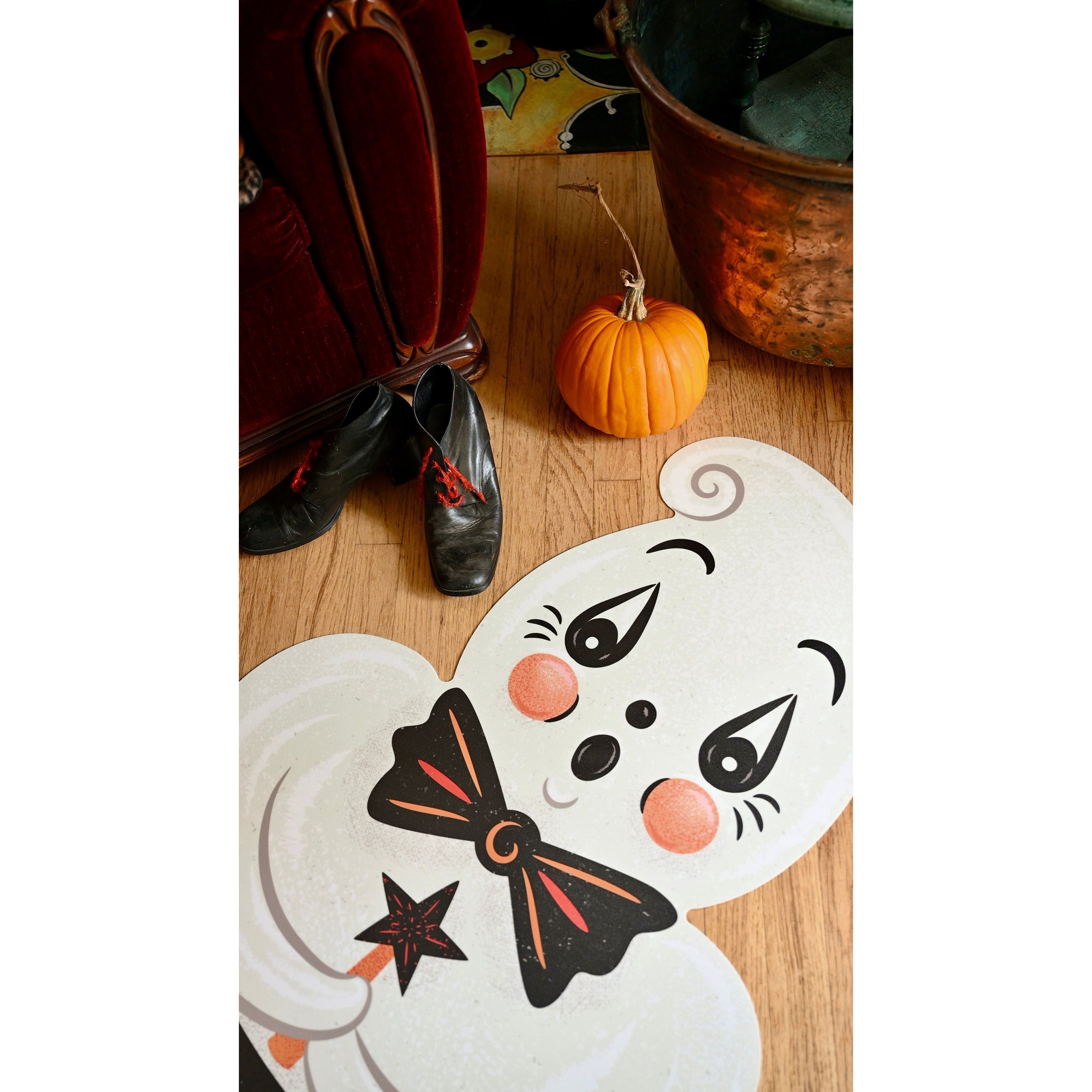 Shop For 102" Ghostie Die Cut Vinyl Halloween Floor Decor