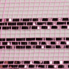 Shop For 10.25" Border Stripe Metallic Mesh Ribbon: Pink (10 Yards) at Michelle's aDOORable Creations