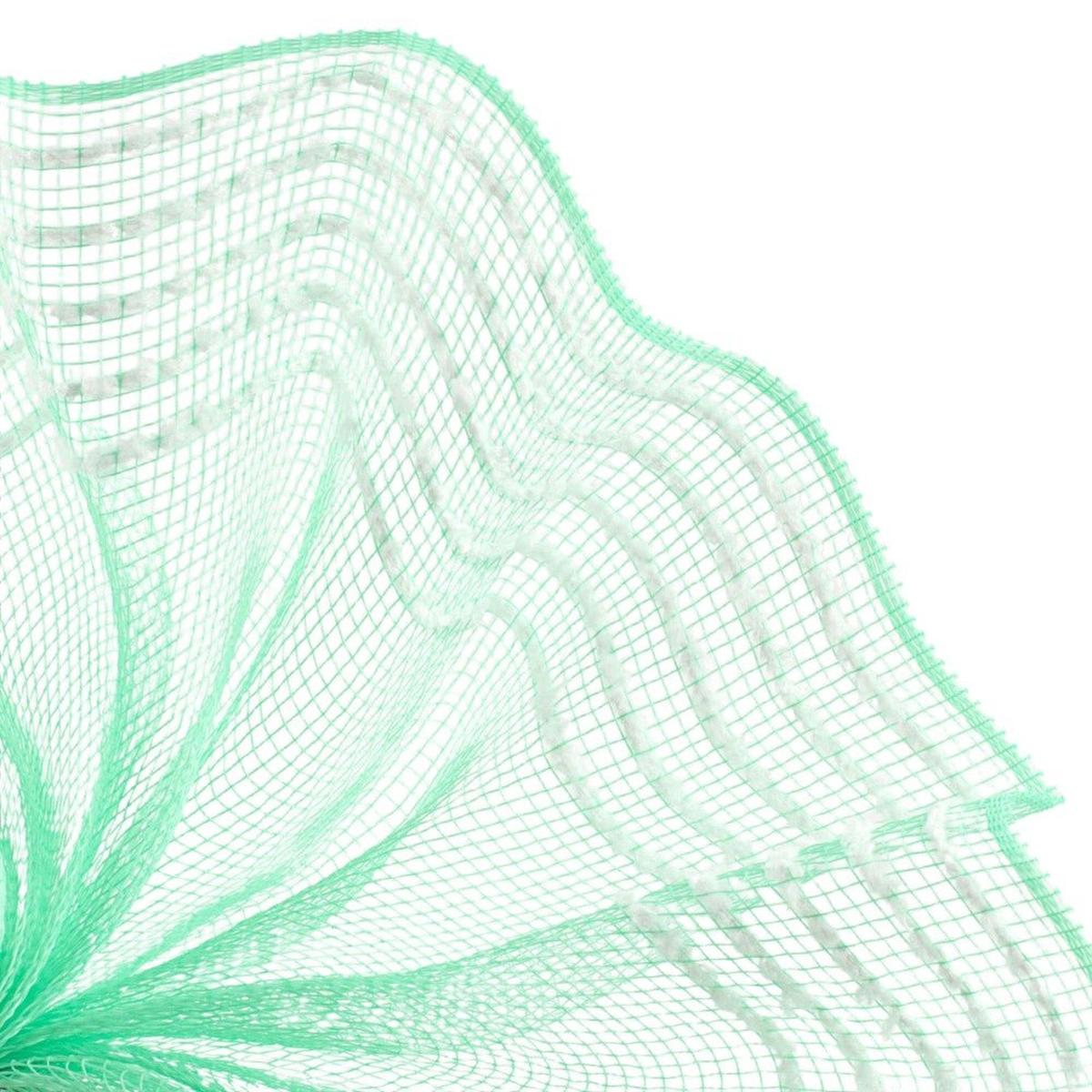 Shop For 10.25" Drift Border Mesh Ribbon: Mint Green (10 Yards) at Michelle's aDOORable Creations