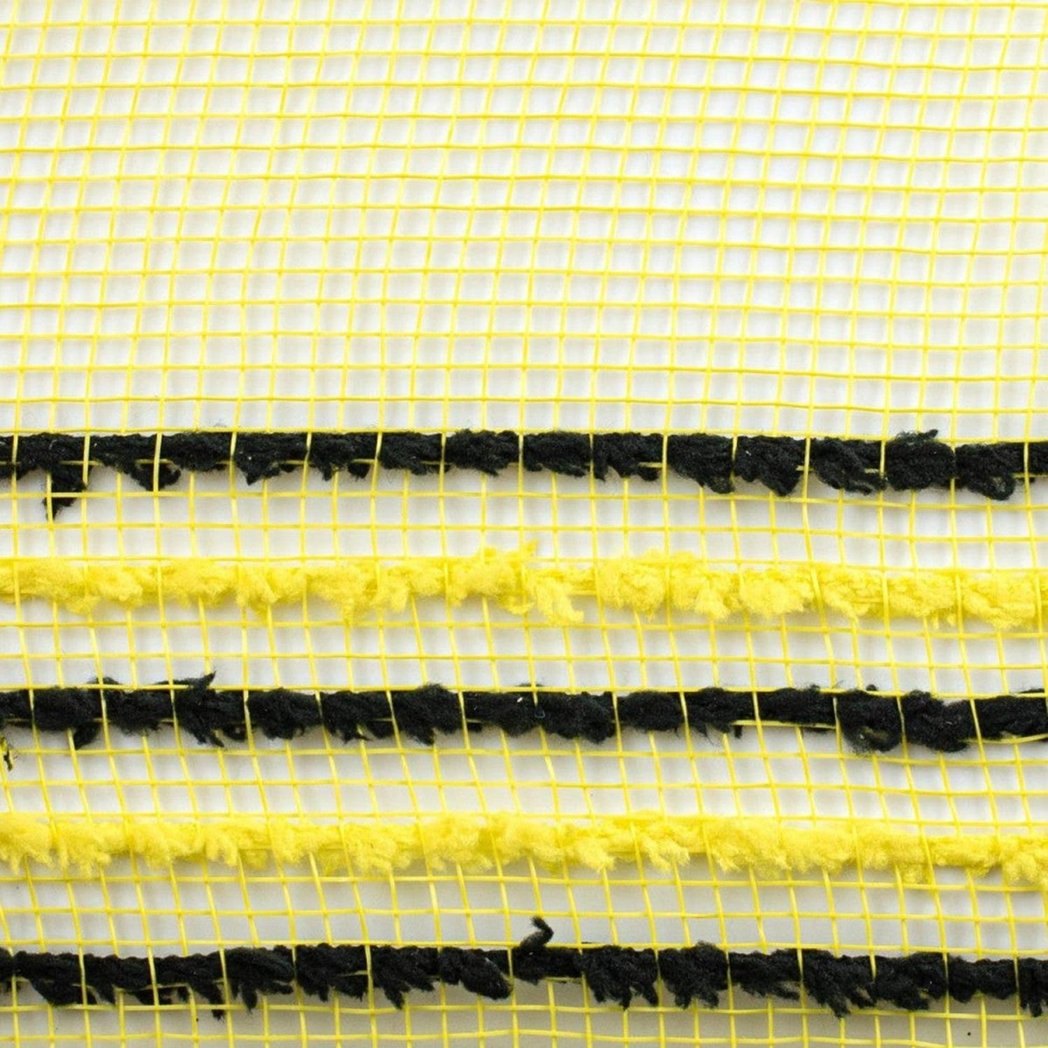 Shop For 10.25" Drift Border Mesh Ribbon: Yellow/Black (10 Yards)