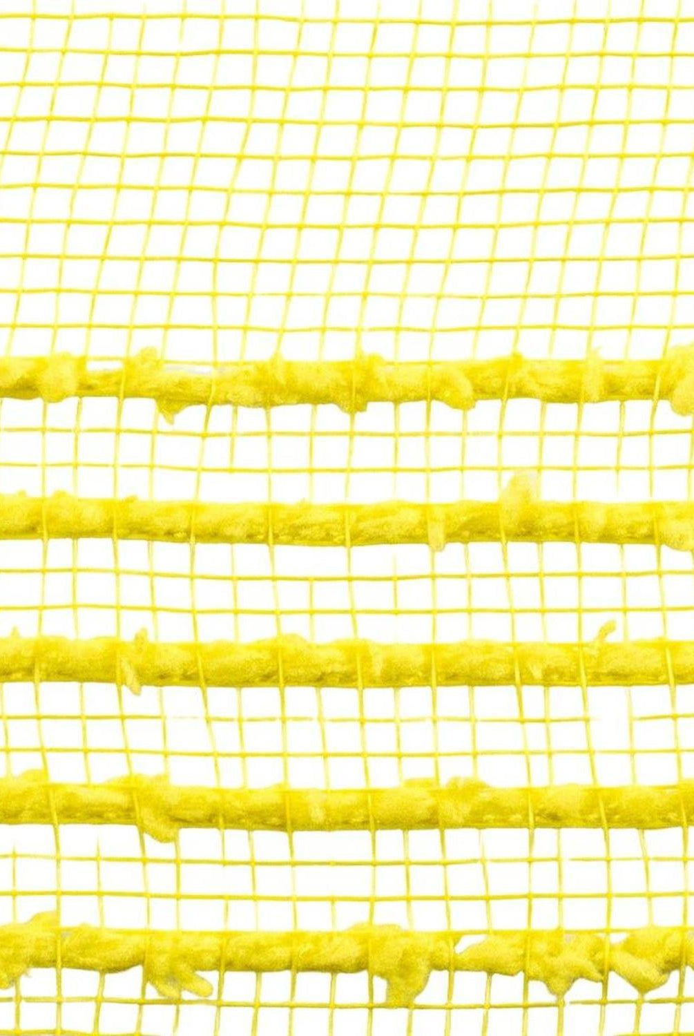 10.25" Drift Border Mesh Ribbon: Yellow (10 Yards)