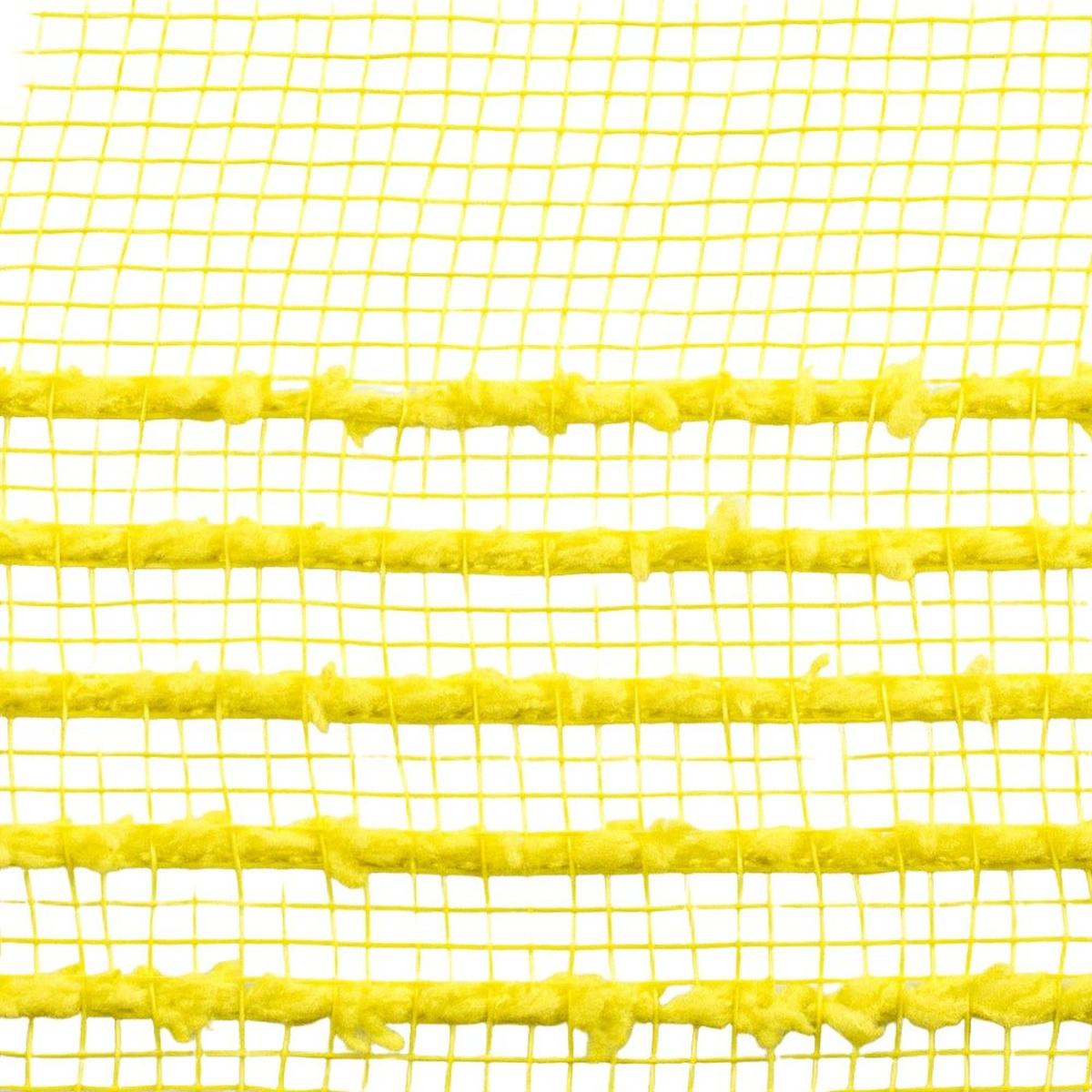Shop For 10.25" Drift Border Mesh Ribbon: Yellow (10 Yards) at Michelle's aDOORable Creations