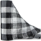 Shop For 10.25" Faux Jute Check Mesh Ribbon: Black & White (10 Yards) at Michelle's aDOORable Creations
