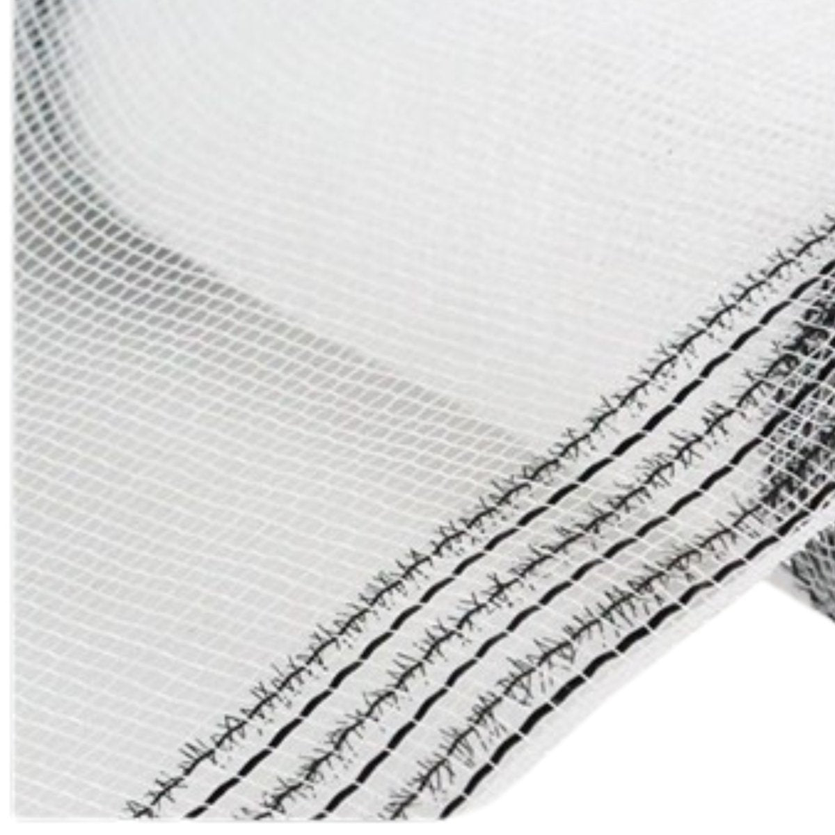 Shop For 10.5" Border Stripe Tinsel Mesh Ribbon: White/Black (10 Yards)