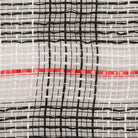 Shop For 10.5" Faux Jute Check Foil Mesh Ribbon: Black/Red (10 Yards) at Michelle's aDOORable Creations