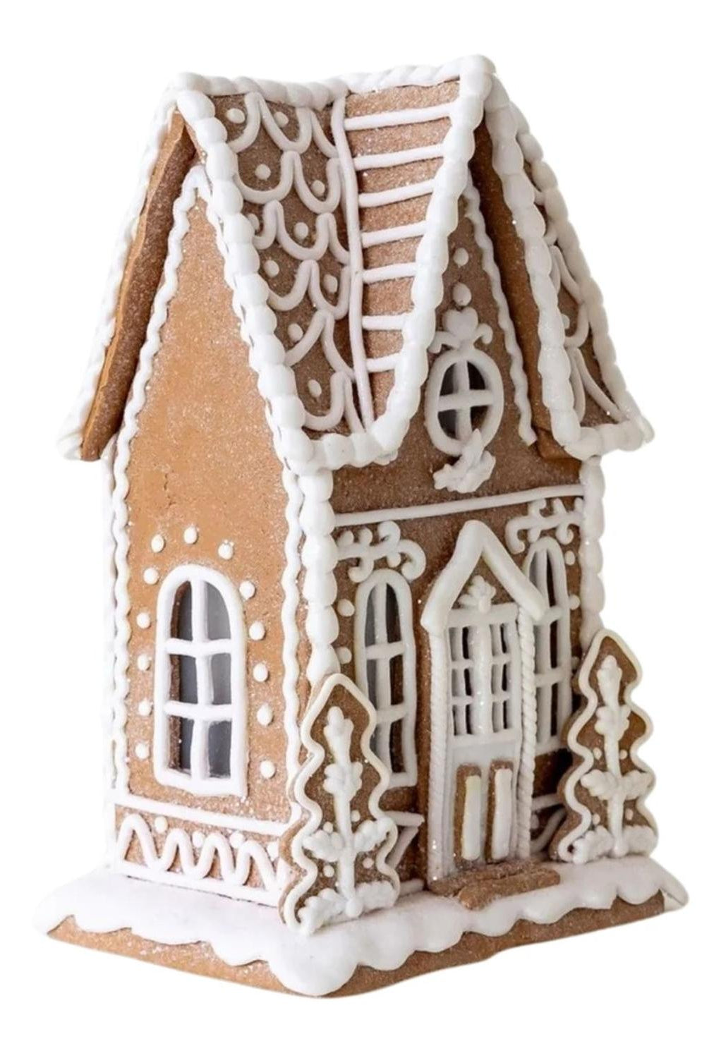 10.5" Lighted Gingerbread House