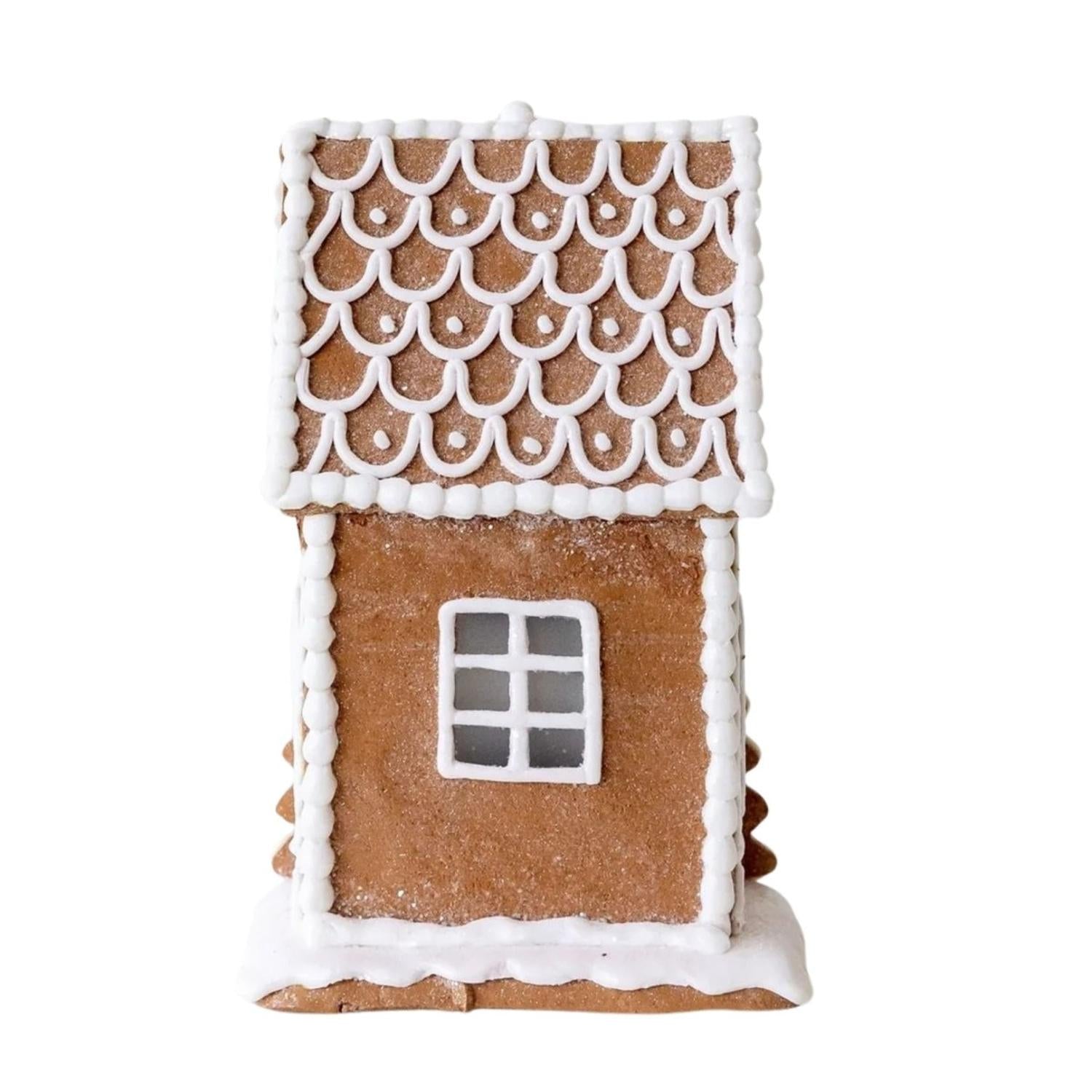 10.5" Lighted Gingerbread House