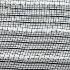 Shop For 10.5" Metallic Cotton Ball Mesh Ribbon: Black/White (10 Yards) at Michelle's aDOORable Creations