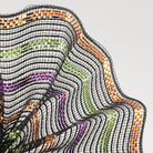 Shop For 10.5" Metallic Poly Faux Jute Mesh Ribbon: Black/Orange/Purple/Lime (10 Yards) at Michelle's aDOORable Creations