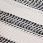 Shop For 10.5" Metallic Stripe Mesh Ribbon: Black/White (10 Yards) at Michelle's aDOORable Creations