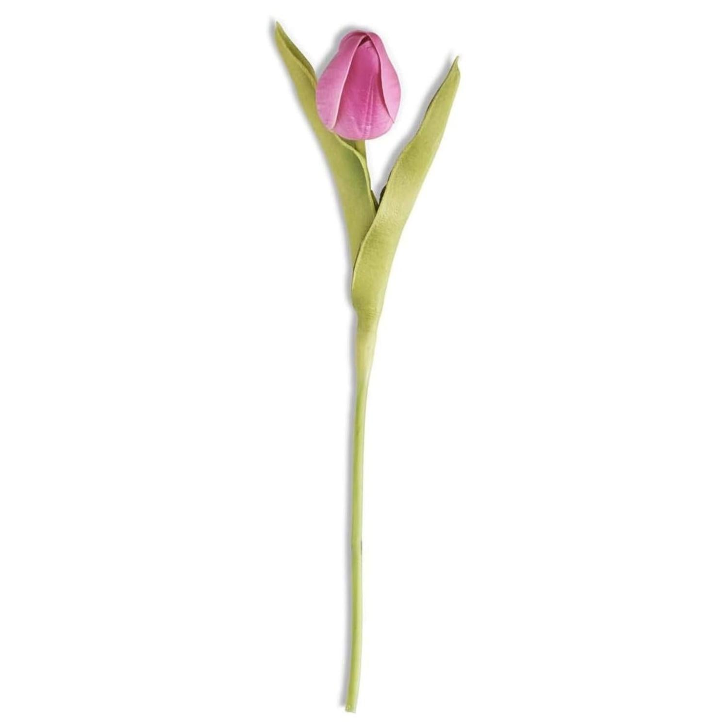 Shop For 10.5" Realistic Touch Tulip: Fuchsia