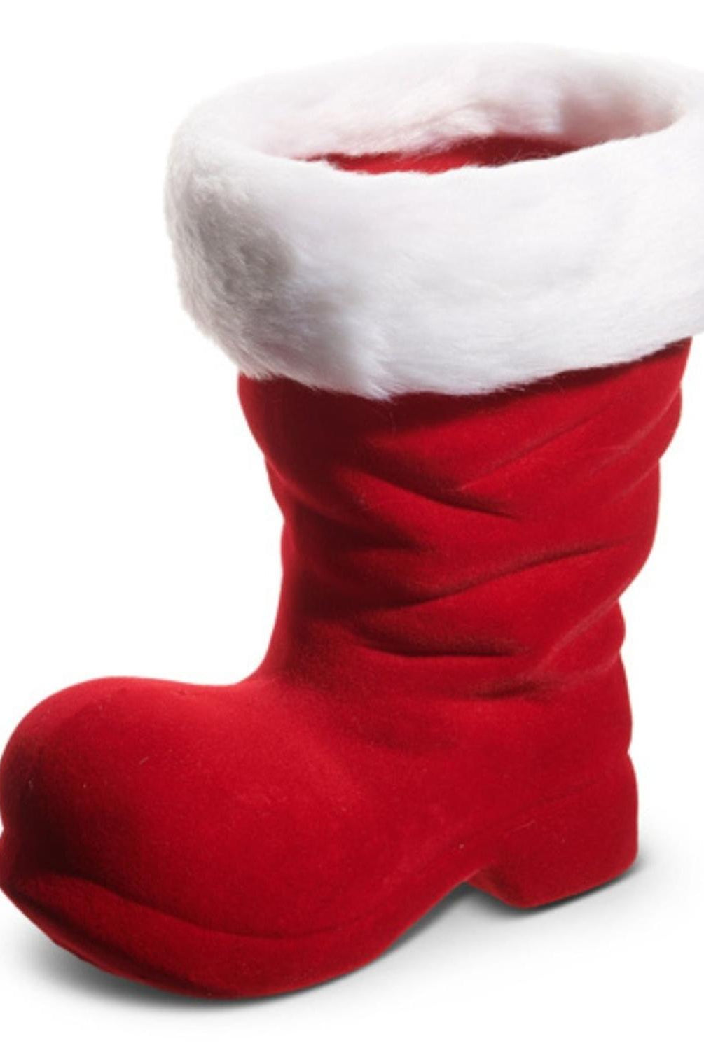 10.5" Red Flocked Boot