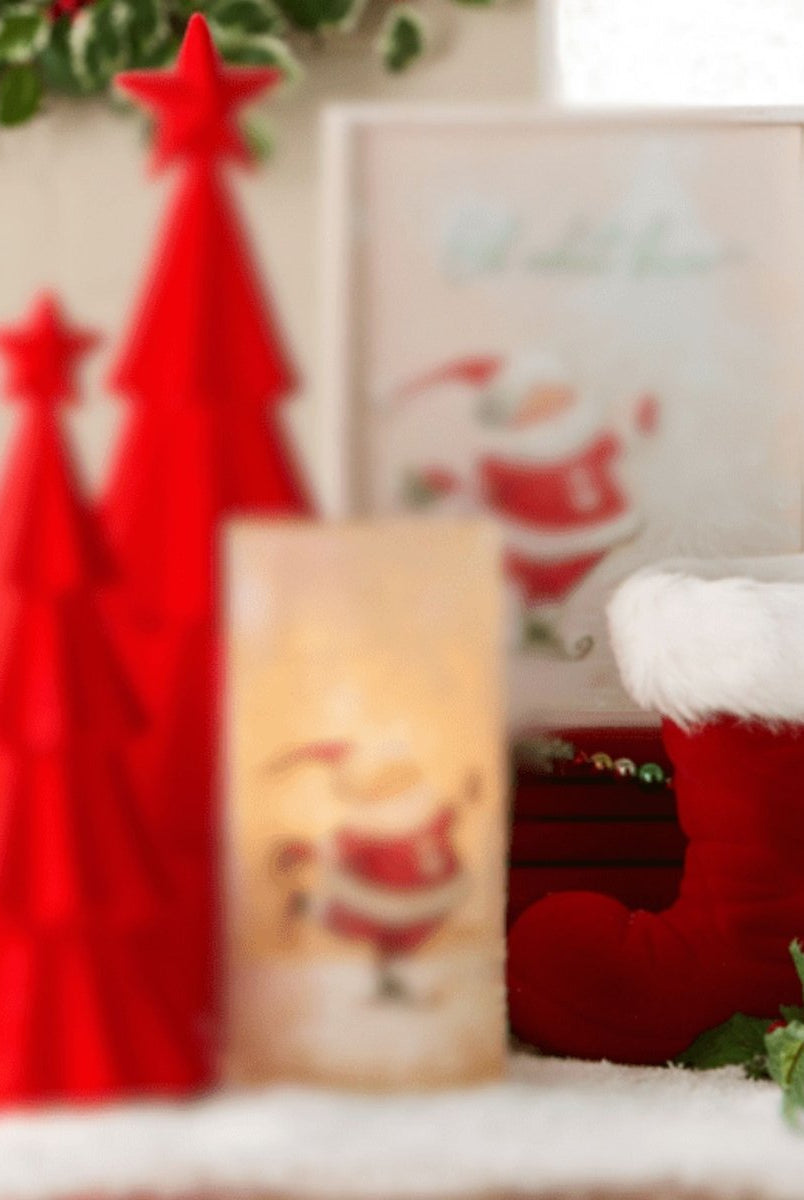 Shop For 10.5" Red Flocked Boot