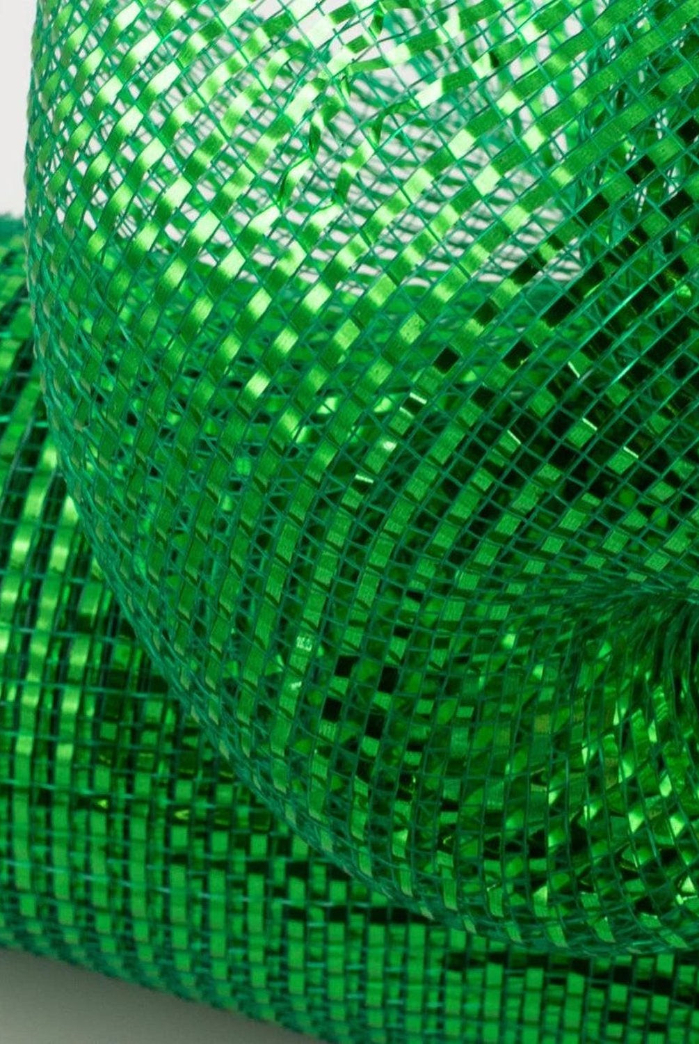 Shop For 10in Deluxe Wide Foil Mesh Roll: Emerald Green (10 Yards)