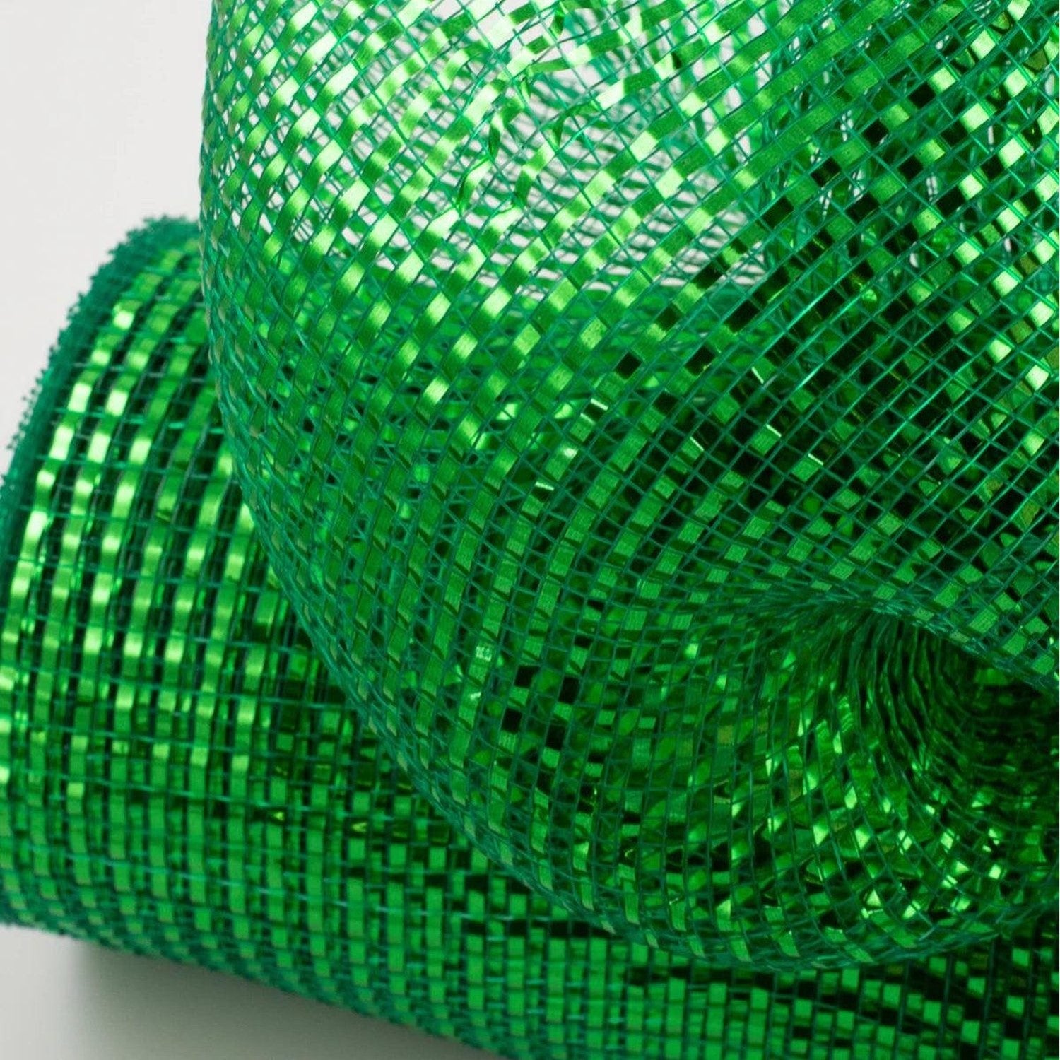 Shop For 10in Deluxe Wide Foil Mesh Roll: Emerald Green (10 Yards)