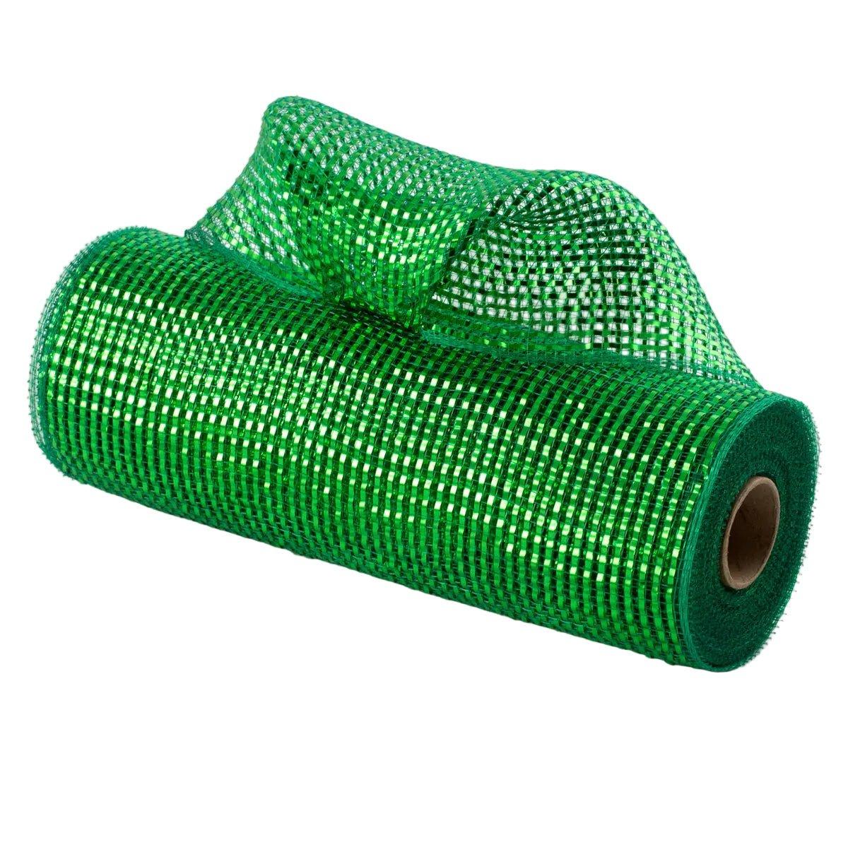 Shop For 10in Deluxe Wide Foil Mesh Roll: Emerald Green (10 Yards)