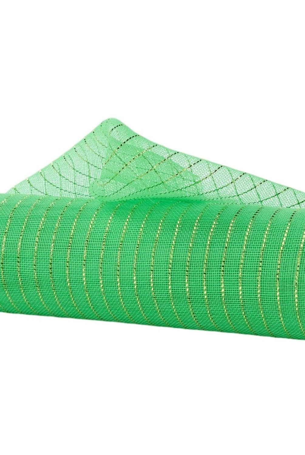Shop For 10in Fine Weave Metallic Mesh: Lime Green (10 Yards)