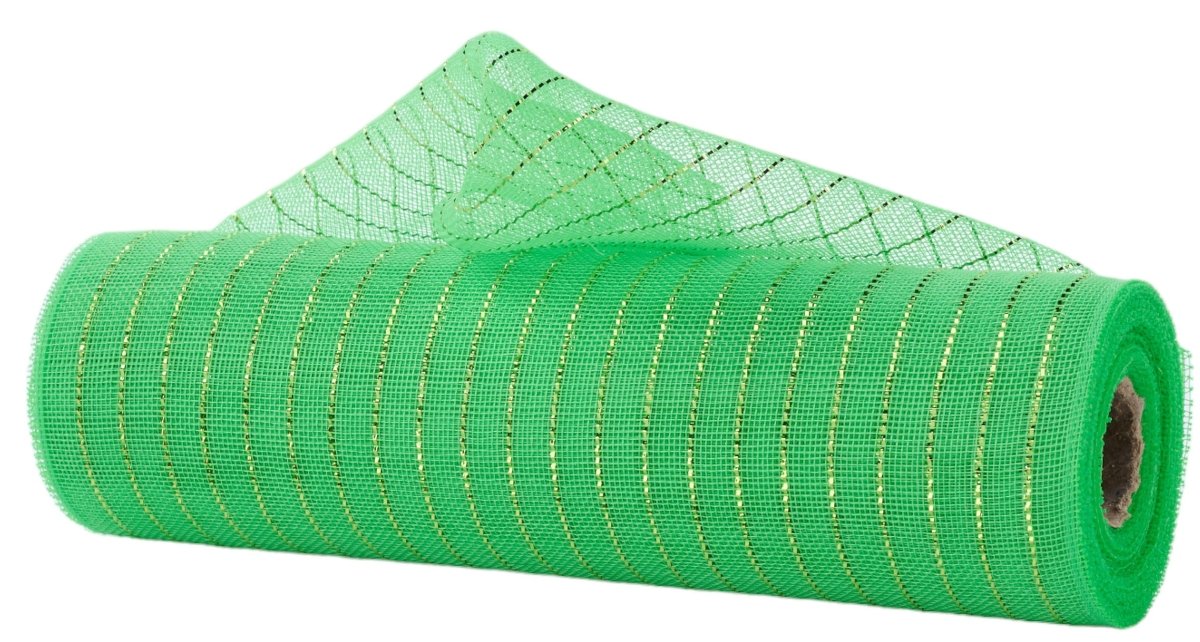 Shop For 10in Fine Weave Metallic Mesh: Lime Green (10 Yards)