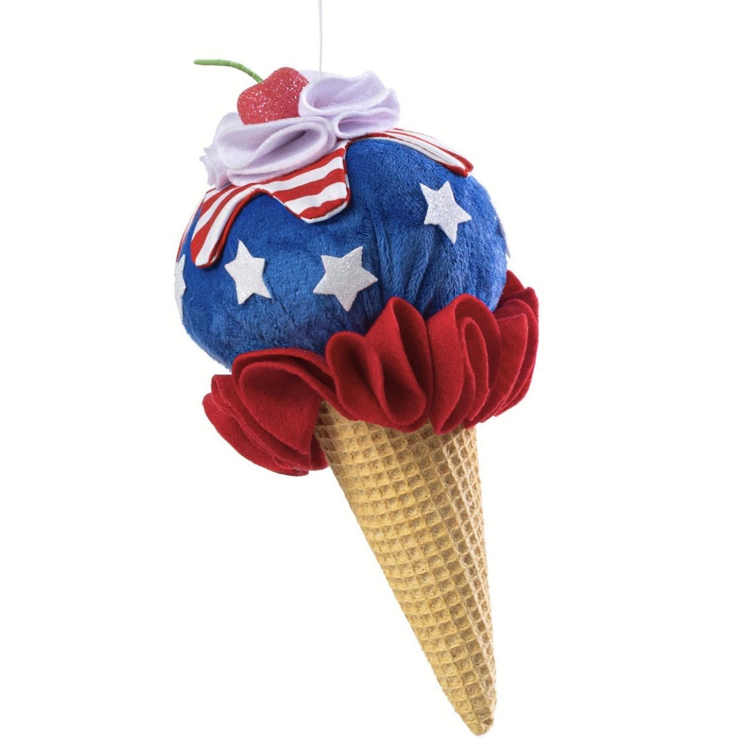 Shop For 10in Patriotic Ice Cream Cone Ornament