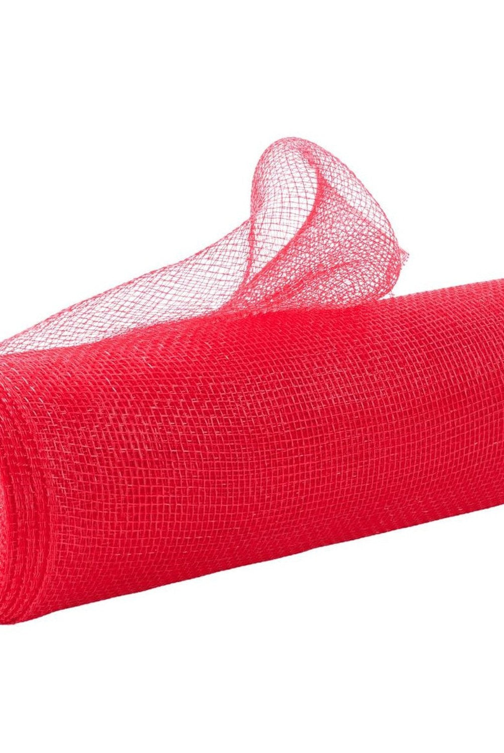 Shop For 10in Poly Deco Mesh: Red (10 Yards)